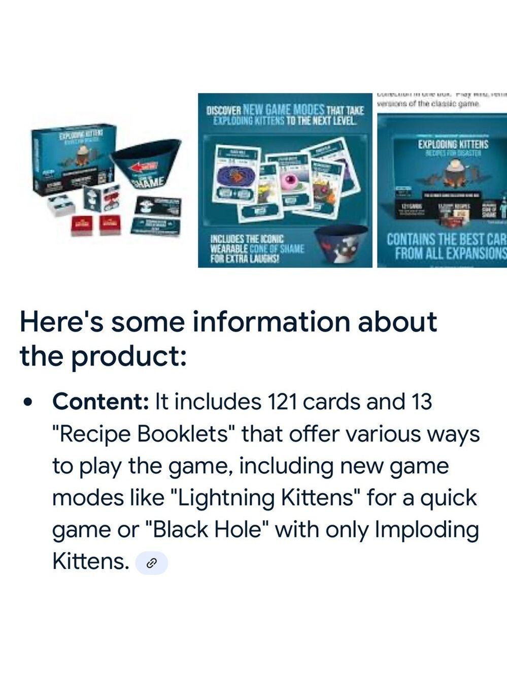 Exploding Kittens Recipes for Disaster Card Game - Picture 6 of 9